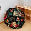 1 PC Automatic Folding Umbrella - Christmas Scene Pattern, Portable & Foldable Design with 8 Ribs, Christmas Birthday Gifts