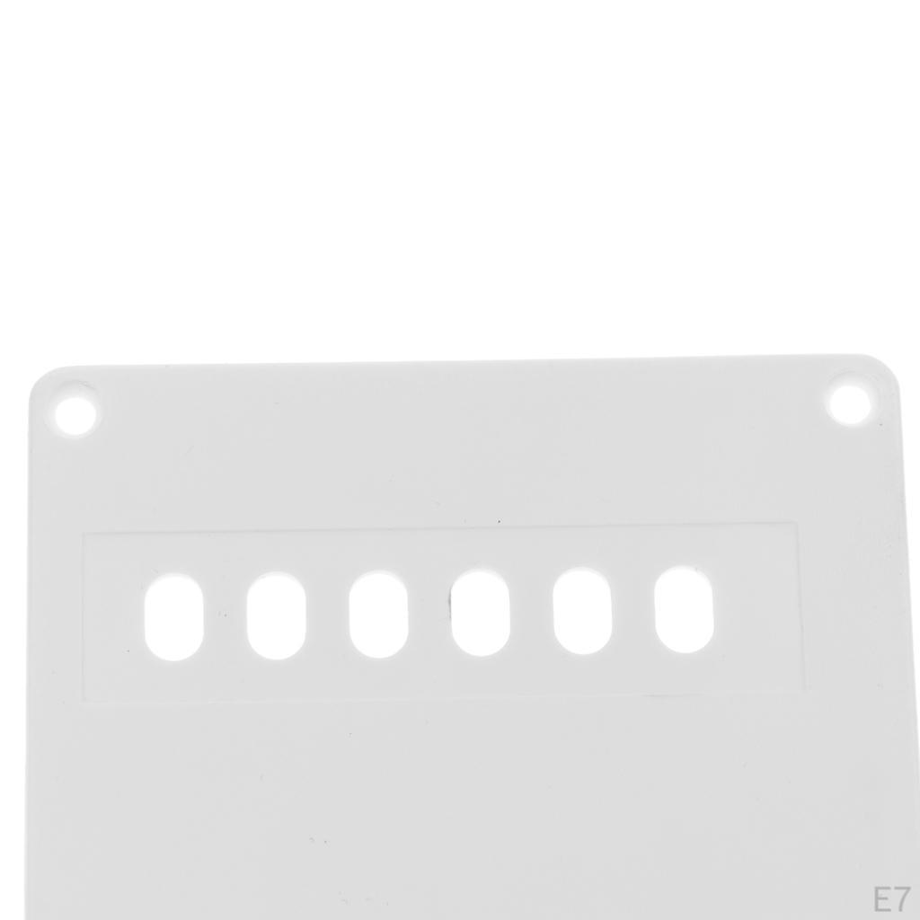 6-Loch-Gitarren-Tremolo-Hohlraumabdeckung, Rückplatte für E.