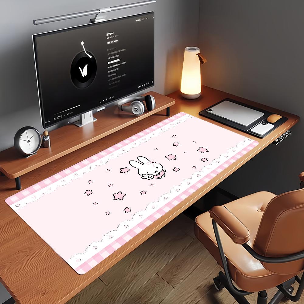 Cute Miffy Mouse Pad Computer Laptop Rubber Non-slip Mouse Mat Mousepad Gamers Decoracion Desk Mat