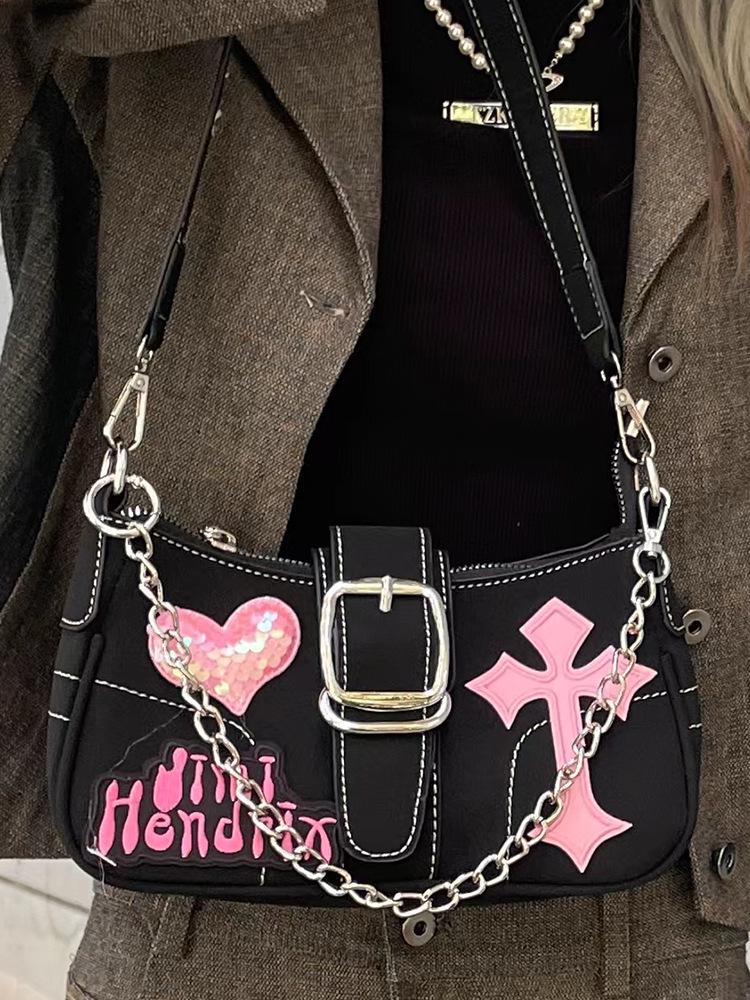 Y2K Millennial Single Shoulder Cross-Body Chain Bag