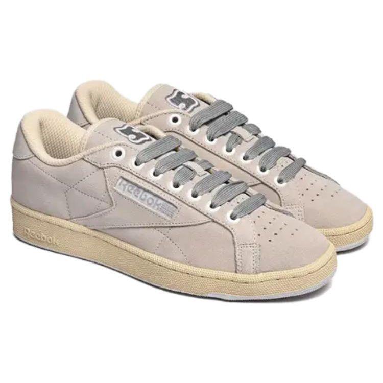 Sneeze X Reebok Club C Grounds Grey Unisex Sneakers Alabaster White HP6470