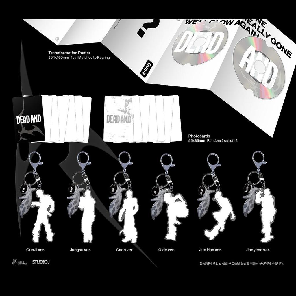 [Pre-order] Xdinary Heroes DEAD AND (Keyring ver.) / 8th Mini Album + Free Gift