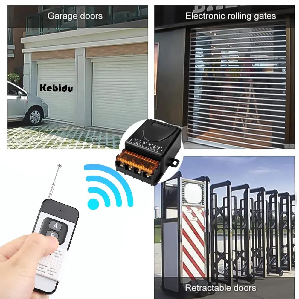 433Mhz Wireless Remote Control Switch DC 12V 72V 30A High Power RF Relay Module 1000m Remote for Fan Light Pump Switch Smart Home DIY Devices