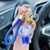 Astronaut Sand Liquid Keychain Unique Space Themed Key Ring For Keys Bags And