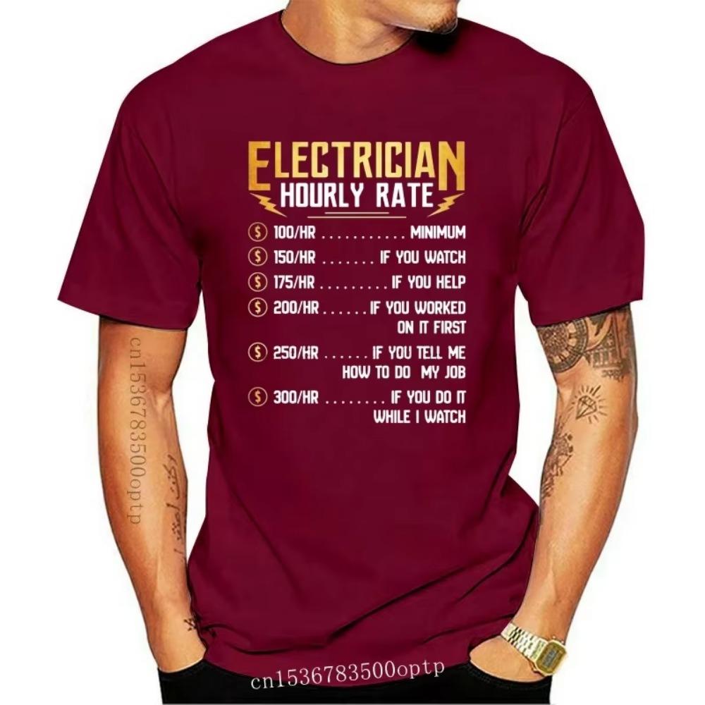New Electrician Hourly Rate Back Version2 T-Shirts
