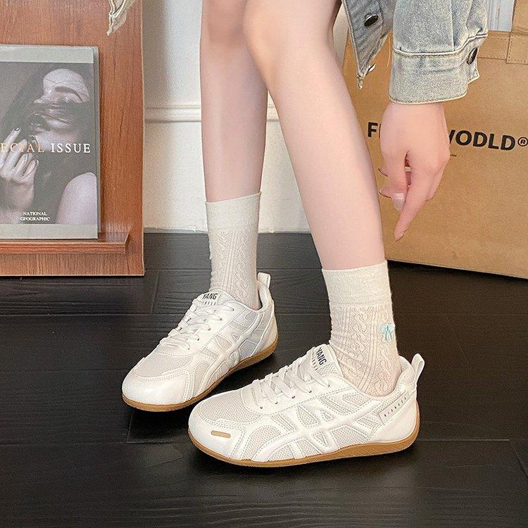 Dexun Shoes Women's 2025 New Autumn Women's Shoes Explosive Super Fire Mesh Breathable Thin Casual Sports Casual Shoes