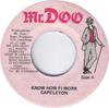 7inch Record CAPELETON  Know How Fi Work NONE Mr. Doo 1990 Jamaica Reggae Ska  Dub Used