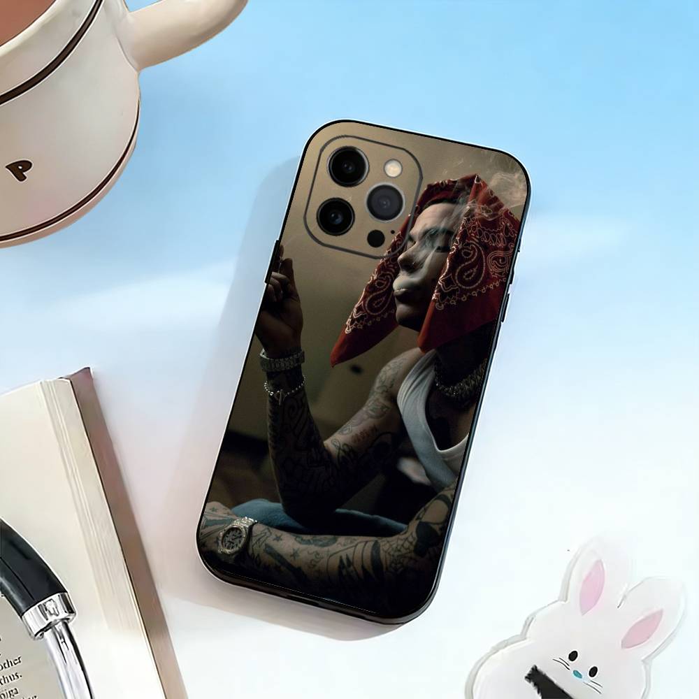 Singer Sfera E-Ebbasta Phone Case For iPhone 17, 16,15,14,13,12,11 Plus,Pro Max, Others Soft Black Cover