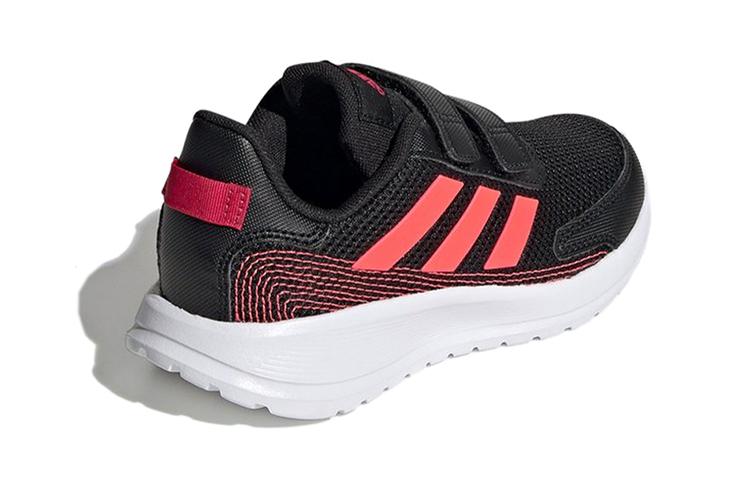 adidas Run C Comfortable Breathable Low Top Kids' Running Shoes Black Pink Children Aged 3 7 Years Old FW4013