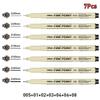 12 Nibs Pigment Liner Micron Ink Marker Pen for Manga Draw Sketching Needle Pen Hook Line Pen Sketch Stationery Set Art Supplies