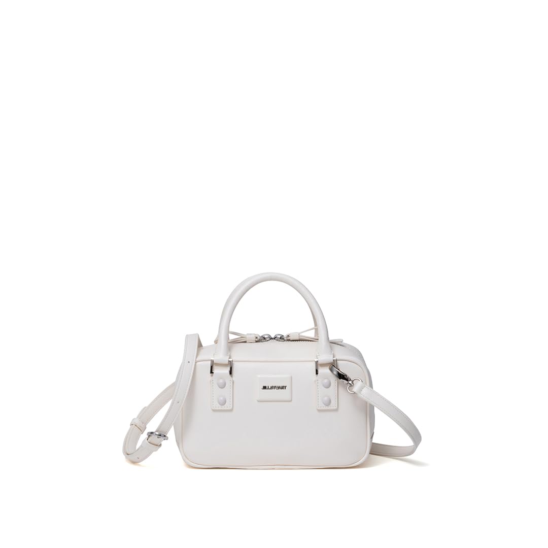 

JILL STUART Сумка-тоут 2-в-1 [Melty] Женская из кожи с тиснением под икру Элегантная мини-сумка JSLH5FB1 Белый
