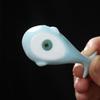 Mini Ceramic Incense Holder, Whale Shape Incense Stick Holder, Cute Incense Burner, Multi-purpose Ornament for Bedroom Yoga Room Tea House