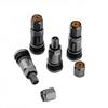 4pcs Auto Tubeless Tire Valve Stems Dust Caps Car Tire Air Valve Wheel Stems Automotive Replacement Parts