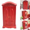 1:12 Scale Dollhouses Miniature Furniture Wood Wardrobe Dollhouses Decorations Accessories for Dollhouses Decorations