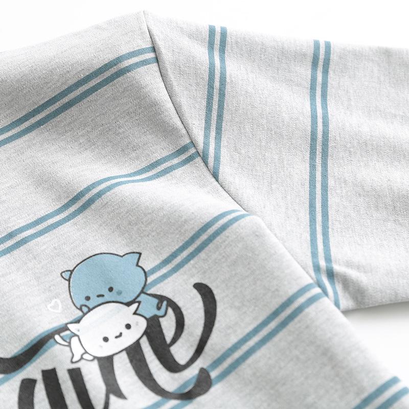 Boys' Cotton Autumn Thin Top Warm Underwear for Junior High & High School Students