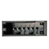 Black Hazard Warning Button Control Switches BM5T13A350AA, Dashboard Light Replacement Part with Red Hazard Icon and Plastic Housing Body Panel
