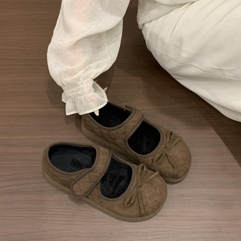 Bow Buckle Flats for Women 2025 Heightened Shoes