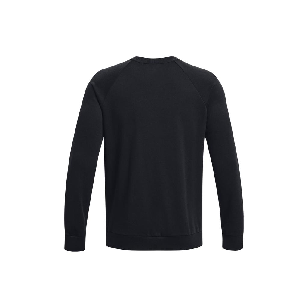 Under Armour Rival Fleece Solid Logo Pullover Sweatshirt Men Sweatshirt Black 1382295-001