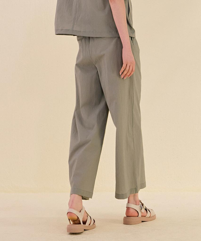 CHASECULT Women'S Seersucker Wide Pants-Dbrg2271C0V