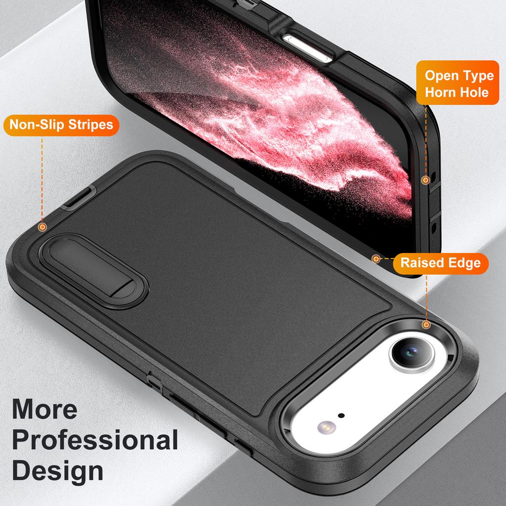 Strong Funda Case for Iphone 17 Air 15 16 Pro Max 14 Plus 12 13 Iphone17 Iphone16 3 in 1 Kickstand Phone Accessories