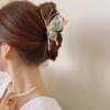 Fashionable Rose Butterfly Hair Clip for Women Elegant Romantic Temperament Headwear Girls Personalized Styling Accessory Clips