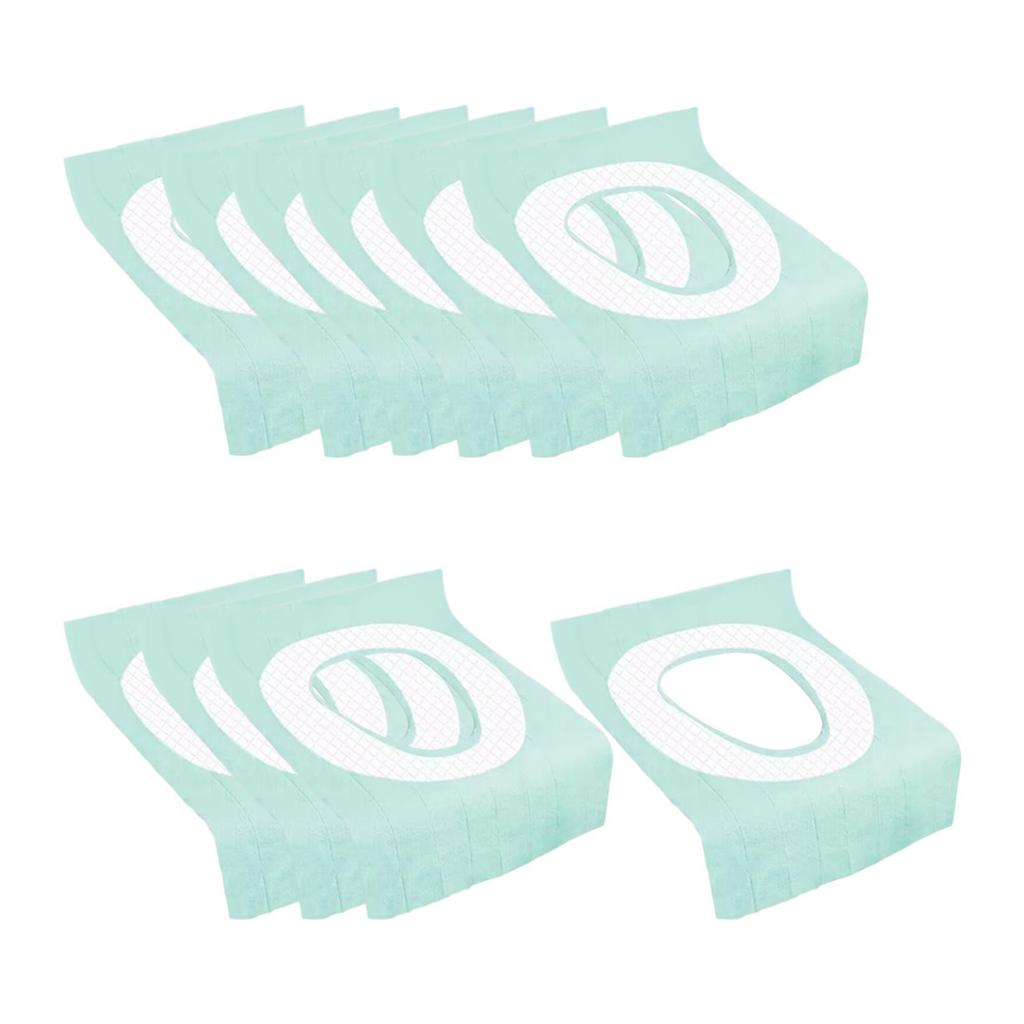 10Pcs Disposable Toilet Pads for Kids Adults Pregnant Women Toilet Seat Mat for Hotel Camping Public Toilet Outdoors Trip