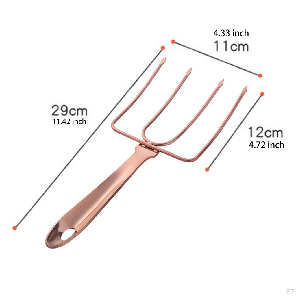 Stainless Steel Turkey Fork, Steak Grill Fork Space Saving Professional,Poultry Lifter