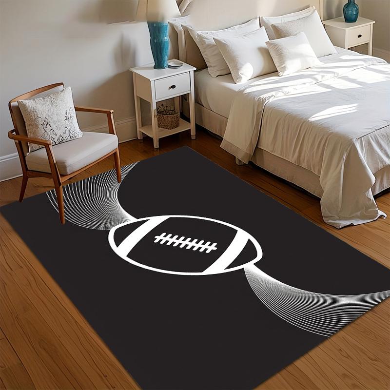 

American Football Area Rug Non Slip Kids Clawing Carpet Mat Washable Floormat for Kids Room Boys Bedroom Sports Home Decor 40x60CM