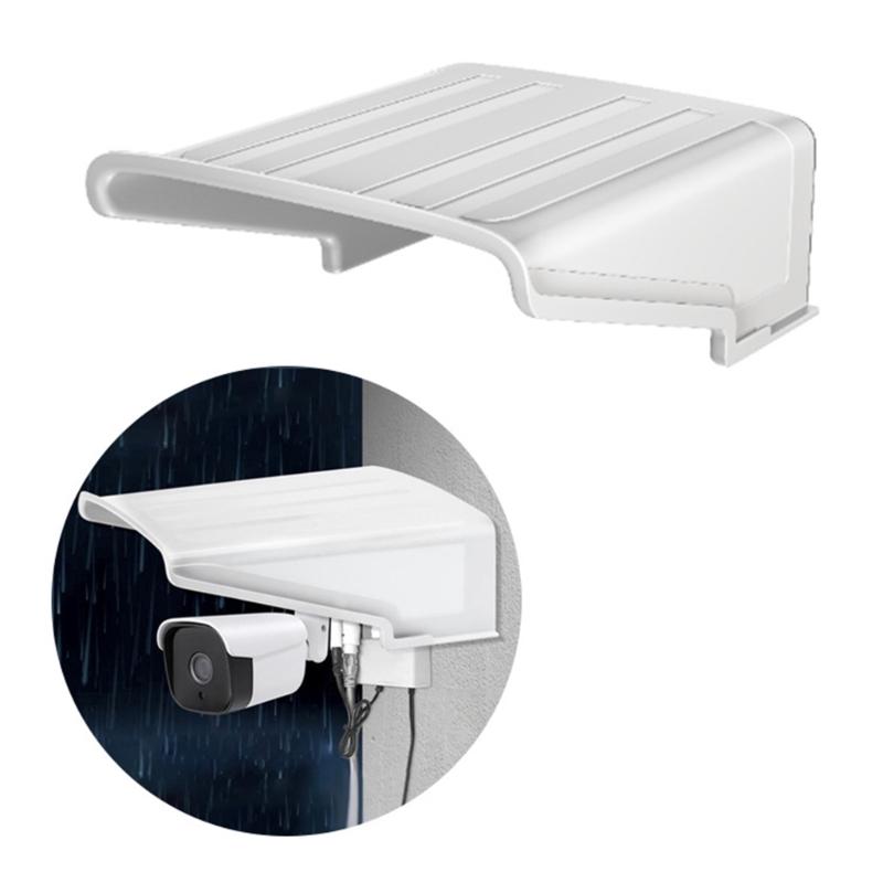 Plastic Security Camera Housing Dustproof Enclosure with Sunshade Designs Suitable for Enhances Monitoring Performances