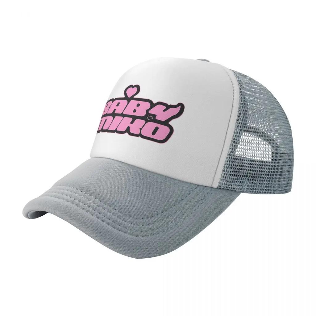 Baby Miko Young Miko Trucker Hat Unisex HipHop Mesh Baseball Caps Adjustable Sports Cap