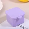 Silikon-Bento-Box, Gewürz-Organizer, Saucen-Teilerbecher mit Deckel, quadratisch, rechteckig, Gewürz-Aufbewahrungsbox, wiederverwendbare Lunchbox für Kinder