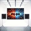 2D Plane 1-piece Boxing Glove Collision Photography Background Suitable for Birthdays Cake Tables