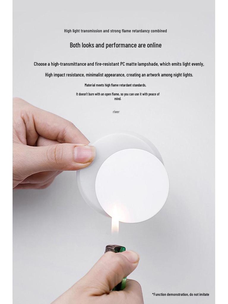 LED Night Light: Automatic Charging & Intelligent Light Control for Breastfeeding