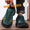 Men Wide Suede Hiking Shoes Non Slip Wear Resistant Low Top Mountain Climbing Sneakers Eco Friendly Zero Drop Running Shoesr