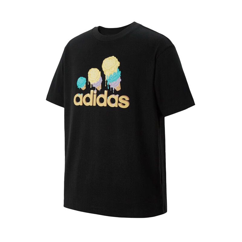 

Adidas Comfortable Breathable Round Neck Pullover Short Sleeve T-Shirt Unisex Tops KC4597 M