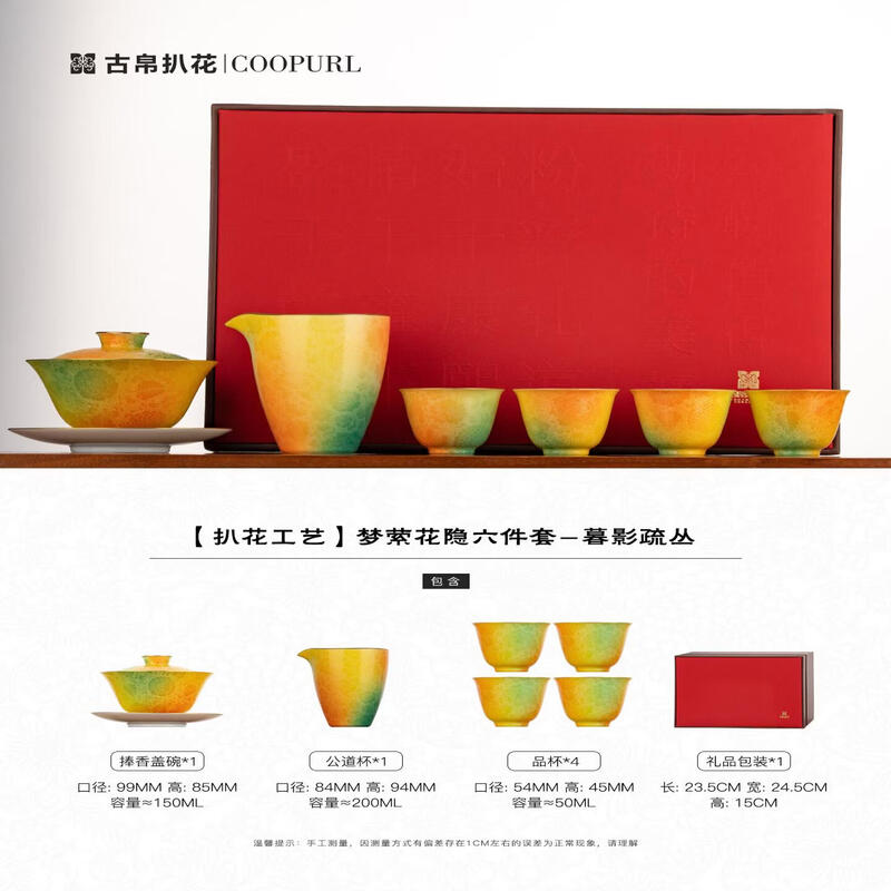 Jingdezhen Floral Gold Accent Ceramic Gaiwan