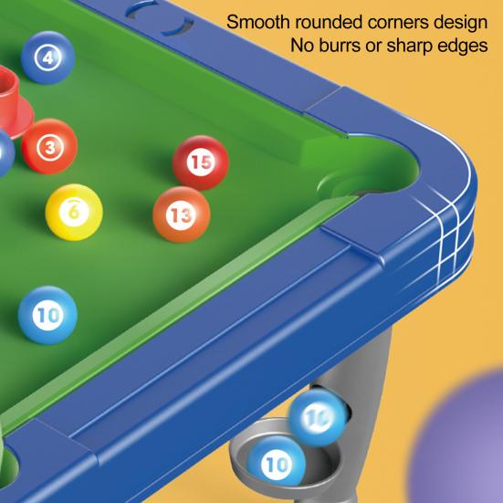 6-In-1 Mini Billiards Table Game 2 To 4 Players Parent-children Interactive Simulated Pool Table