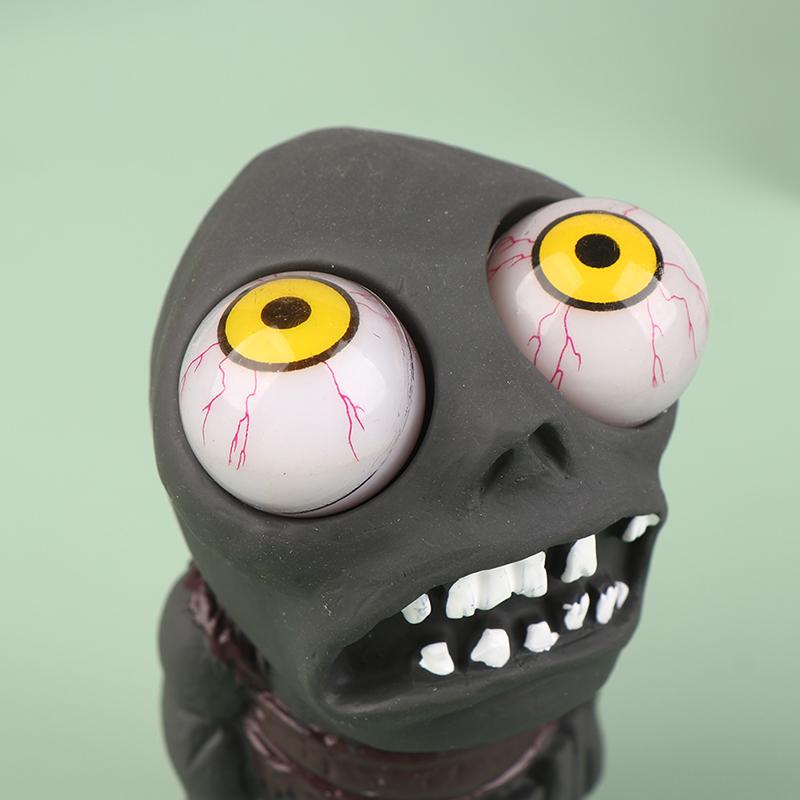 Car Turbo Explosive Eye Doll Car Boost Eye Zombie Toys To Decompress Ornaments Big Eye Dolls Auto Accessories Styling