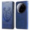 For Xiaomi 15 Ultra Stand Case Lucky Deer Imprinted Magnetic Closure Leather Wallet Phone Cover