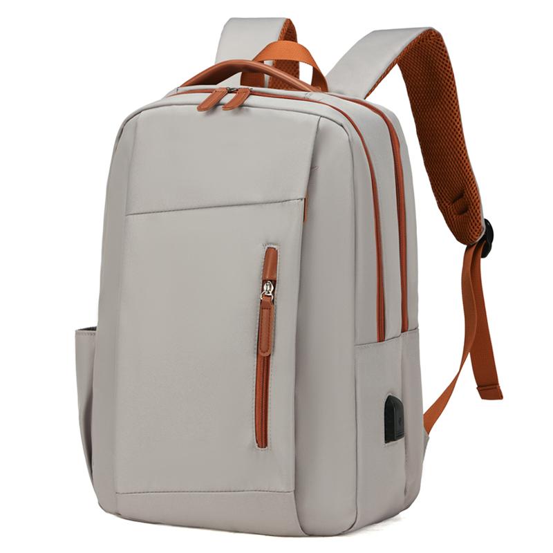 Unisex Large Capacity Laptop Backpack – Waterproof Nylon Travel School Bag for Students & Commuters