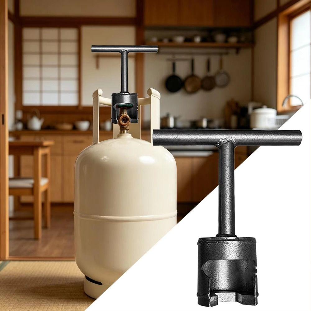 Steel Material Gas Tank Removal Tool Labor-Saving Leverage Can Opener Barbecue Gatherings