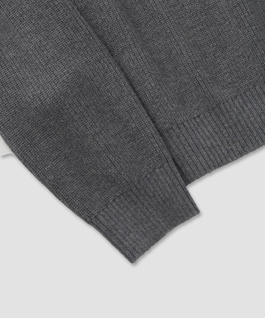 Pilpeu Classic Roll-Neck Knit 31(Light Gray)