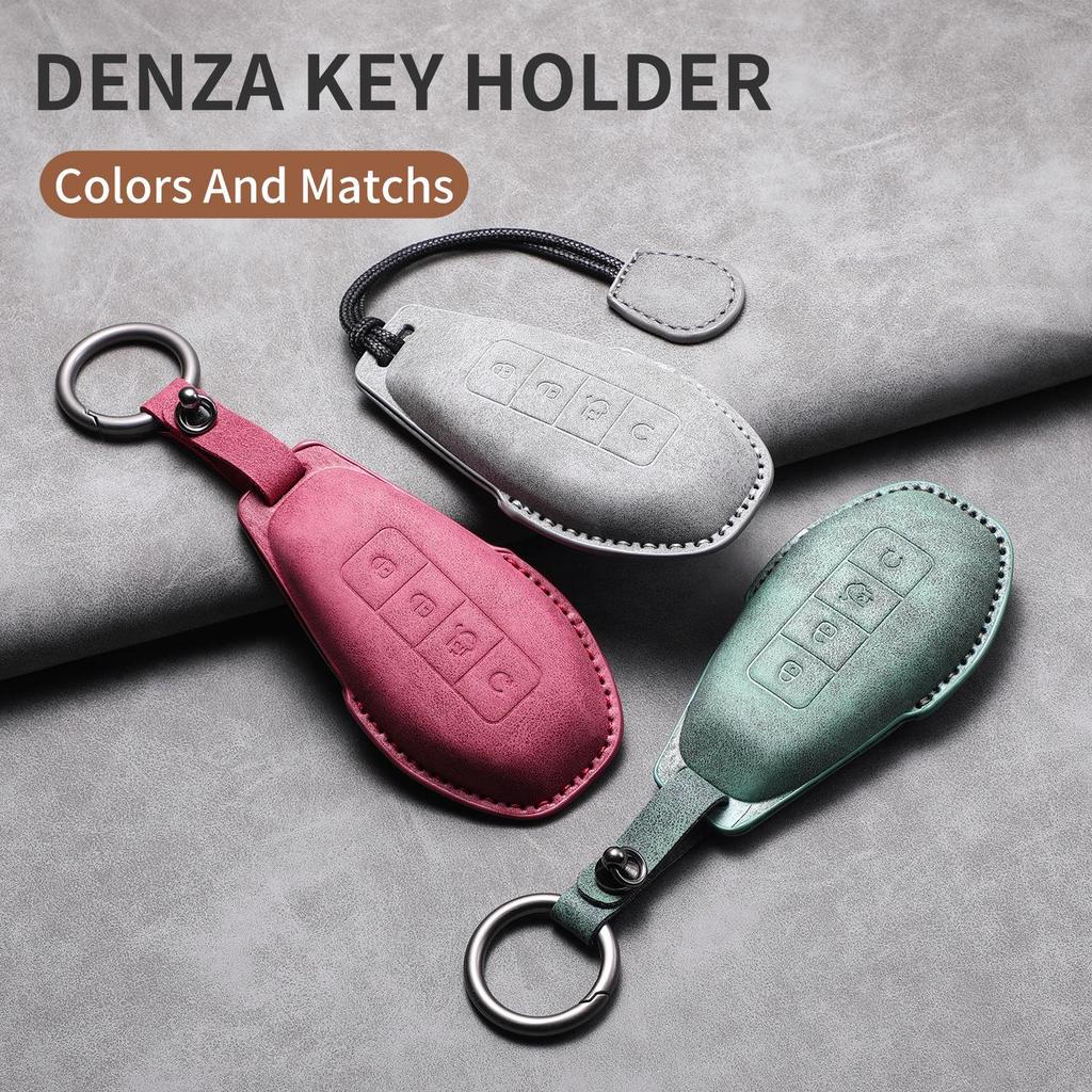 High-End Faux Suede Protective Shell for BYD D9 Car Key