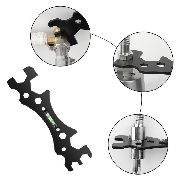 Faucet Wrench for Tight Space Under Sink Wrench Faucet Tool Multifunctional Sink Plumbers Wrench for Bathroom