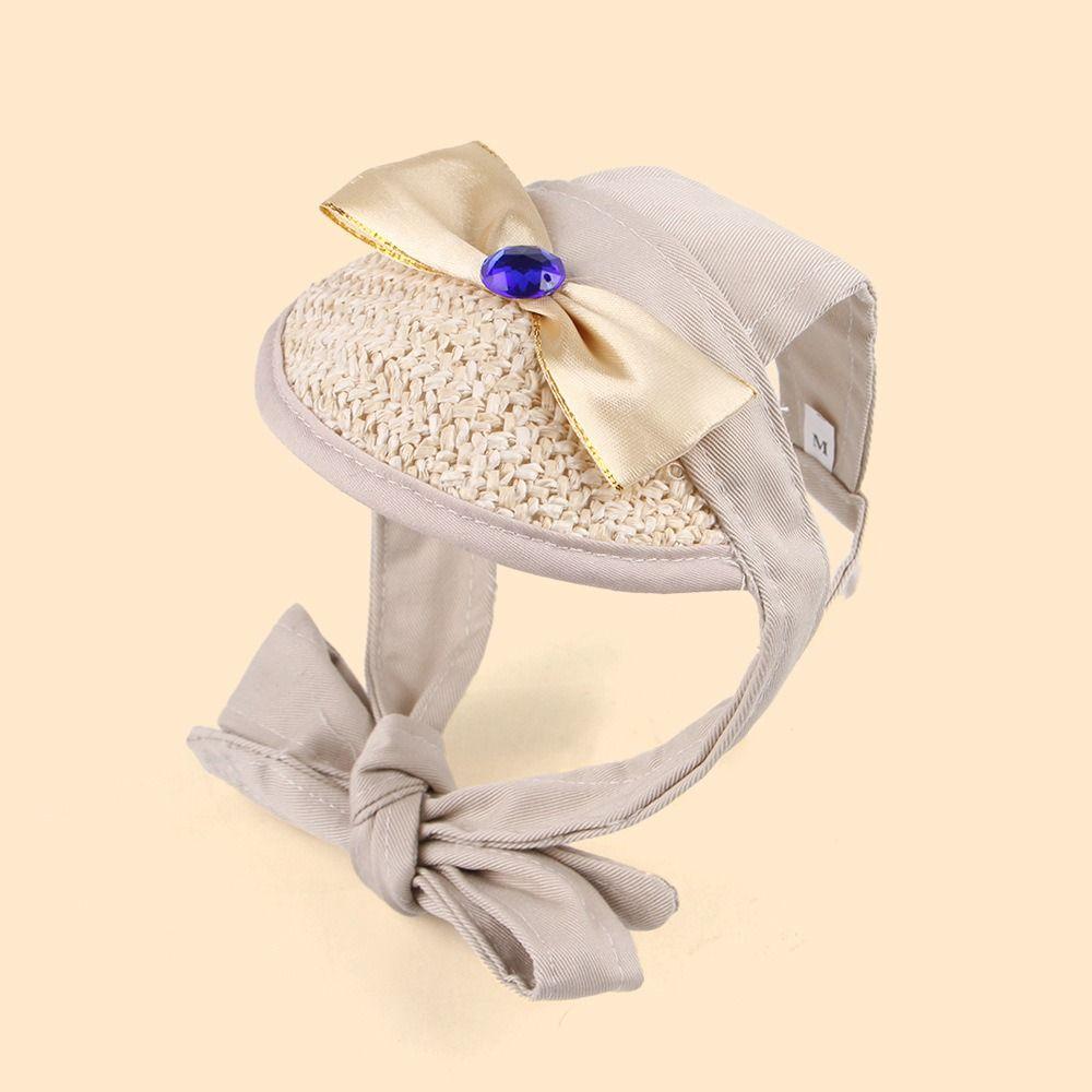 Elegant Dog Fisherman Hat French Style Pet Baseball Cap Cute Dog Sunscreen Hat  Cat