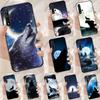 Moon Roaring Wolf Case For Huawei Honor 70 50 X8 X9a Magic5 90 Lite P20 P30 P40 P60 Pro P Smart Nova 5T Cover