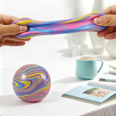 Slow Rebound Squeeze Toy Healing Stress Ball Decompressing Toy Soft TPR Sensory Ball for Adults And Children