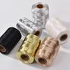 1.0mm Metallic Thread Sparkling Hand Knitted Yarn Glitter Crochet Thread  Christmas Decoration Line
