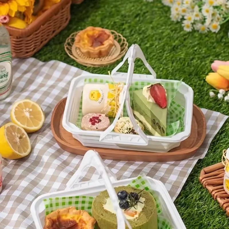 50 ks Kostkovaný papír odolný proti mastnotě Vložky do košíků na jídlo Voskované papírové archy na balení sendvičů, burgerů, hranolků, pečiva