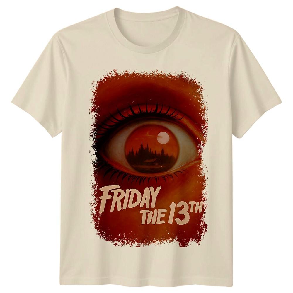 Friday The 13th 1980 Movie Poster Inspired Tshirt Retro 80s Tee